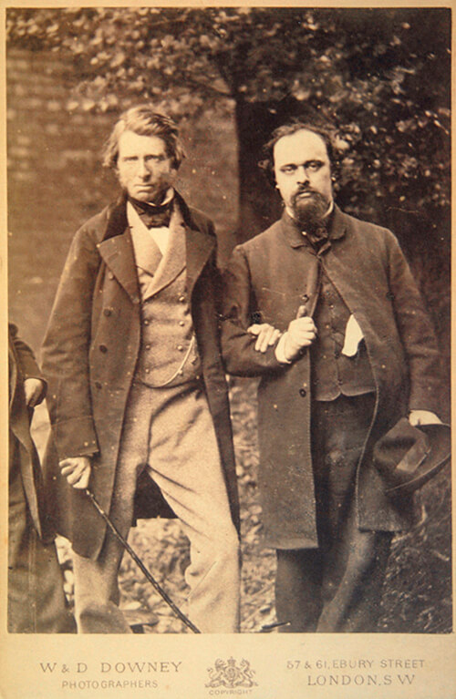 John Ruskin (1819-1900) and Dante Gabriel Rossetti (1828-1882) - Woodburytype portrait by Henry Herschel Hay Cameron