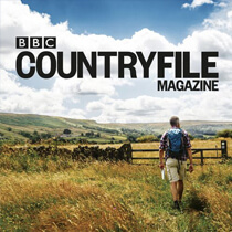 BBC Countryfile magazine cover showing rambler in countryside